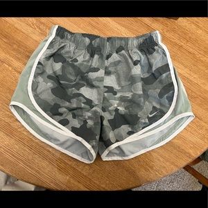 Nike camo running shorts